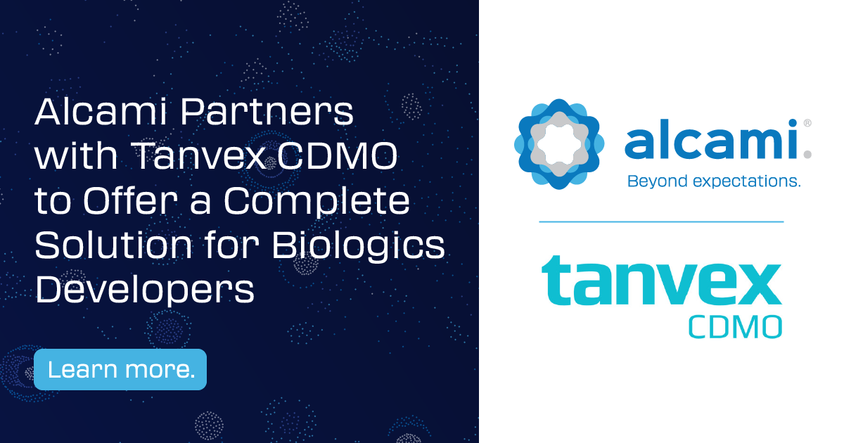 Alcami Partners with Tanvex CDMO to Offer a Complete Solution for Biologics Developers